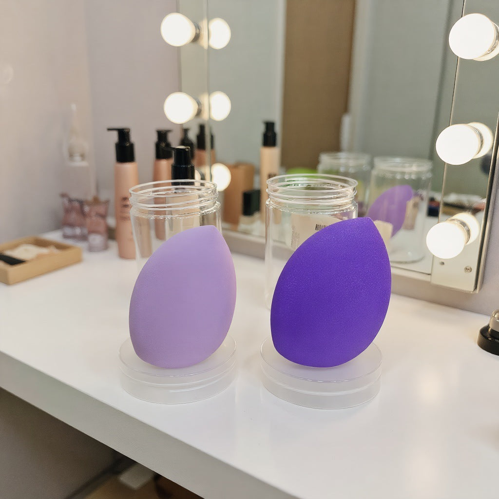 Jumbo Beveled Beauty Blender Large Makeup Sponge Dual-Use for Wet and Dry, Expands with Water, Makeup Sponge for Foundation Liquid Makeup