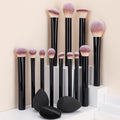 12 makeup brushes 8 makeup brushes 7 long tube makeup suit single brush powder brush eyebrow brush eye shadow brush