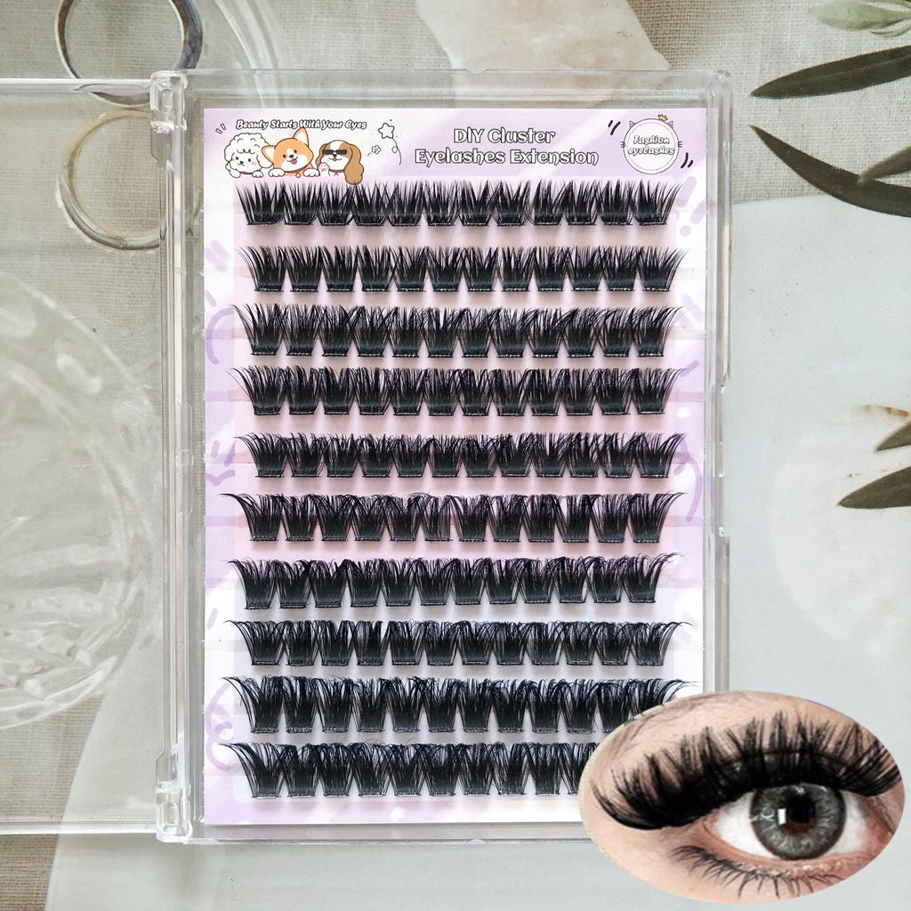 Cluster eyelashes- individuals