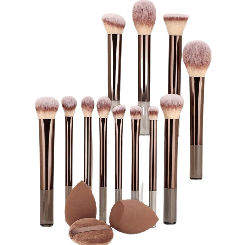 12 makeup brushes 8 makeup brushes 7 long tube makeup suit single brush powder brush eyebrow brush eye shadow brush
