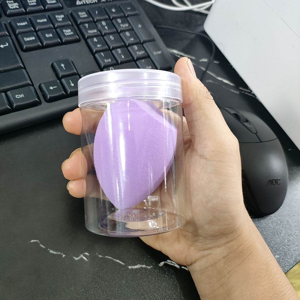 Jumbo Beveled Beauty Blender Large Makeup Sponge Dual-Use for Wet and Dry, Expands with Water, Makeup Sponge for Foundation Liquid Makeup