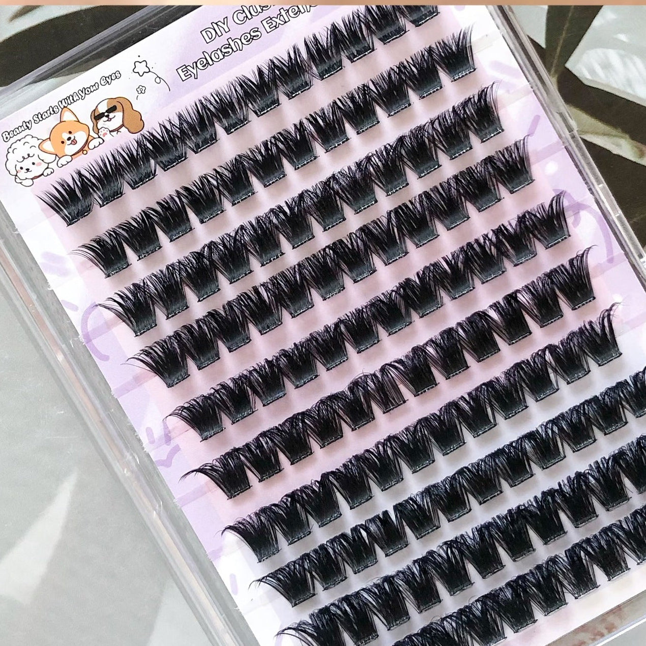 Cluster eyelashes- individuals