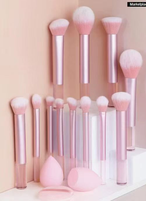 12 makeup brushes 8 makeup brushes 7 long tube makeup suit single brush powder brush eyebrow brush eye shadow brush