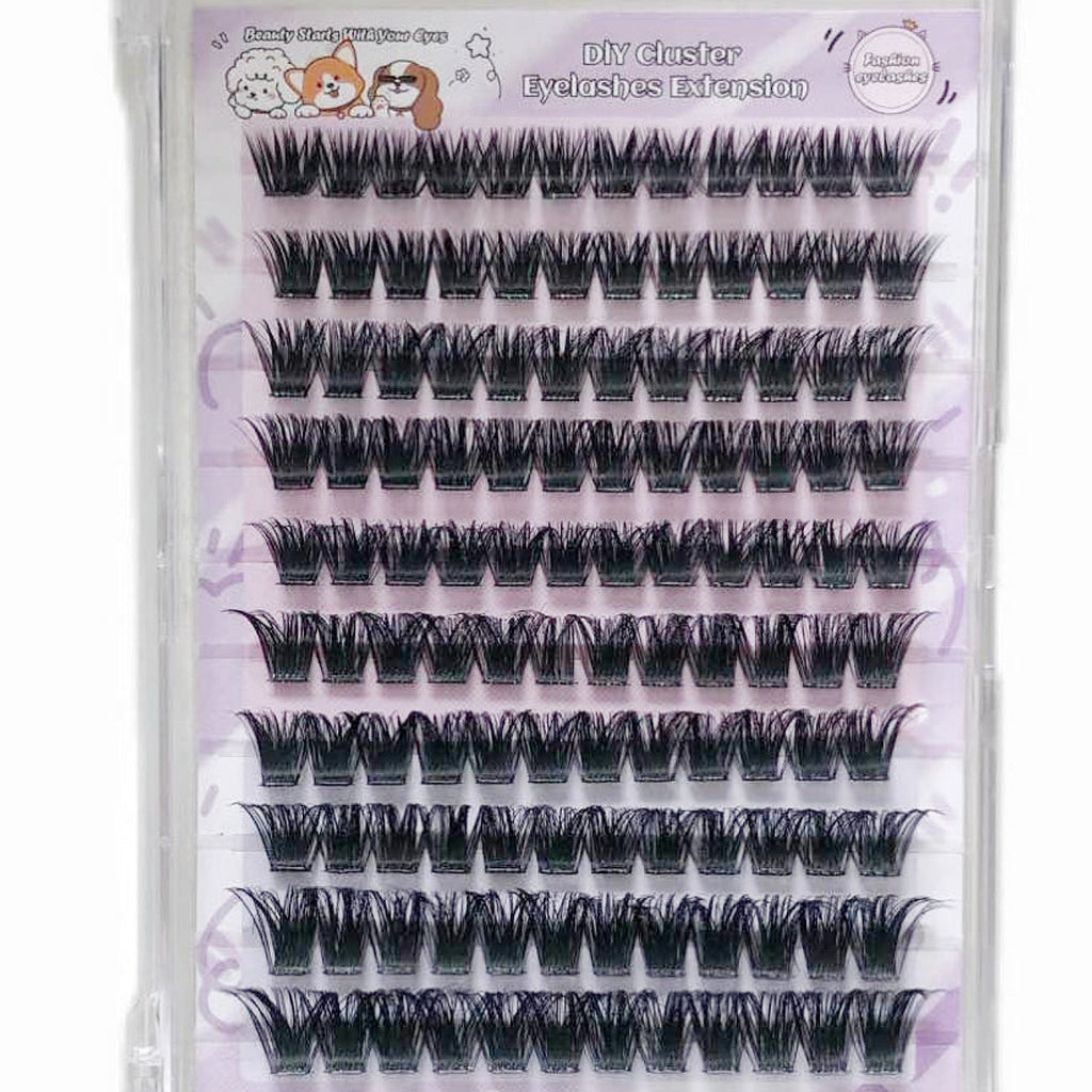 Cluster eyelashes- individuals