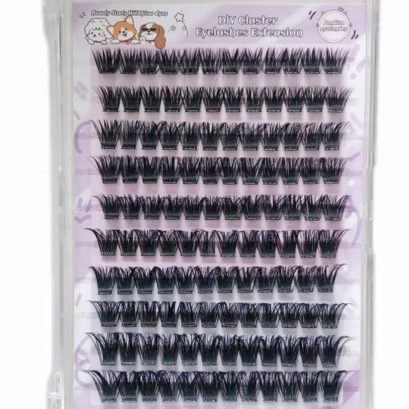 Cluster eyelashes- individuals
