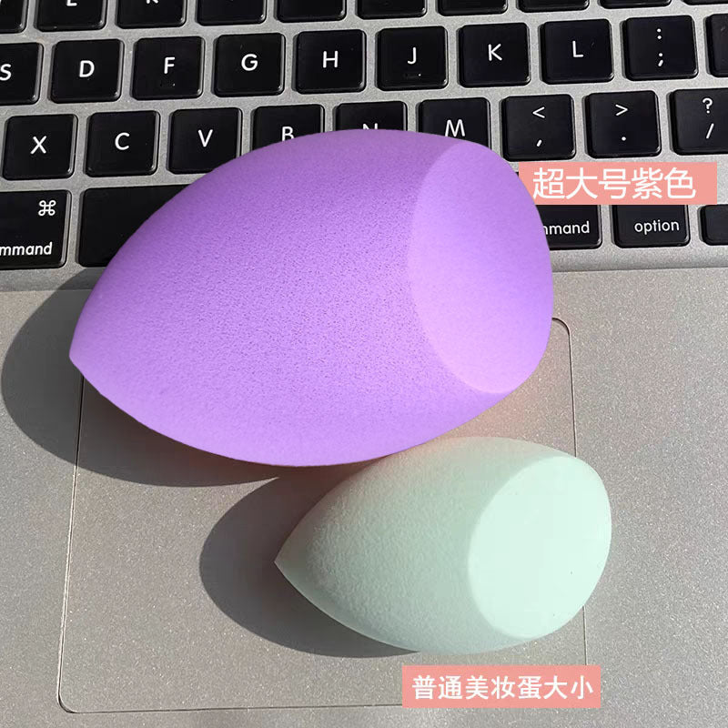 Jumbo Beveled Beauty Blender Large Makeup Sponge Dual-Use for Wet and Dry, Expands with Water, Makeup Sponge for Foundation Liquid Makeup